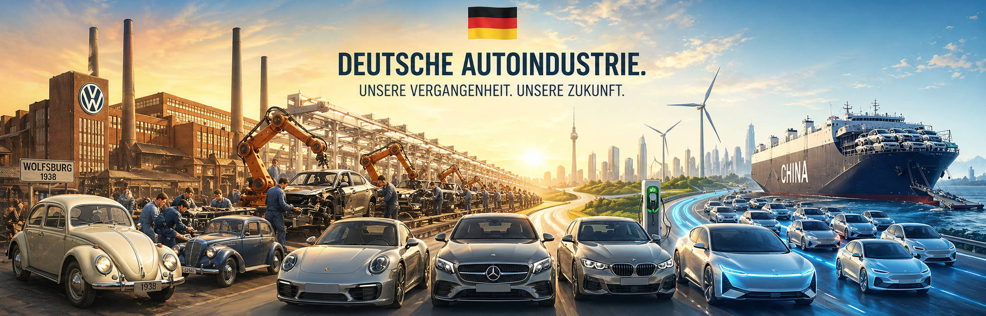 Deutsche Autoindustrie, Wolfsburg, Hersteller, E-Mobilität, China-Export