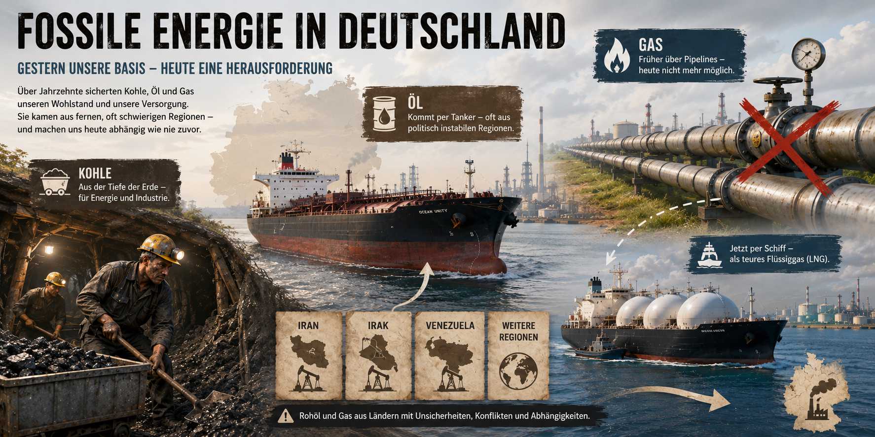 Fossile Energie Deutschland