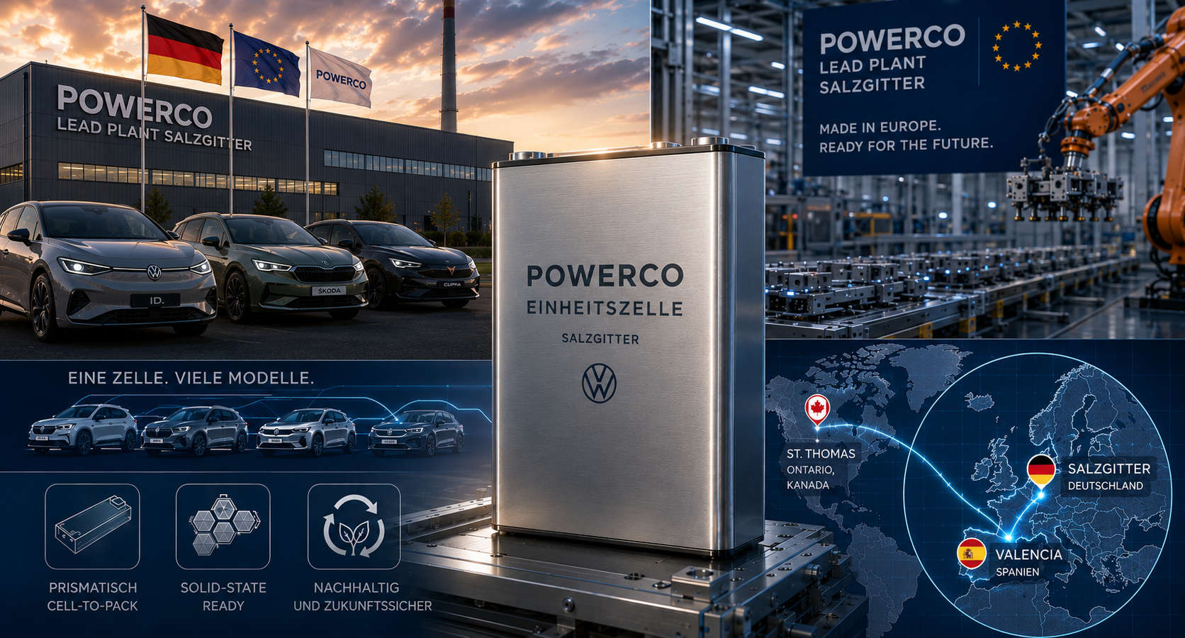 PowerCo Einheitszelle Salzgitter Serienstart